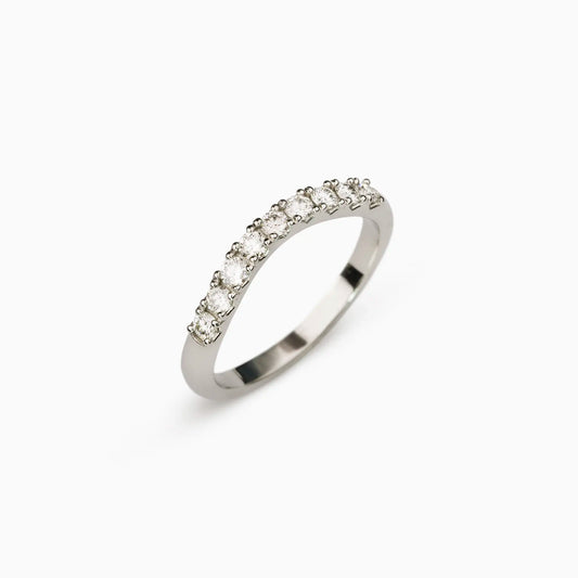 Diamond Tiara Eternity Ring - curve